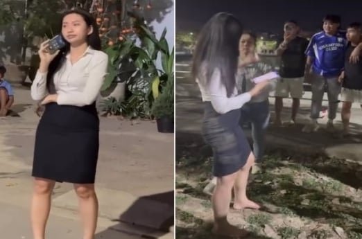 Clip nóng đánh ghen tiểu nam ngân hàng ACB