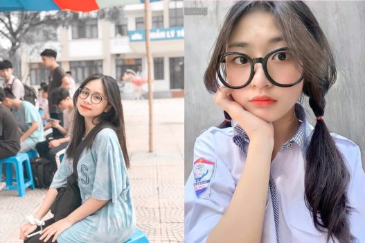 Học sinh xinh đẹp biến thành quý phái 3 đầu